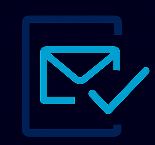 Reply and Import icon