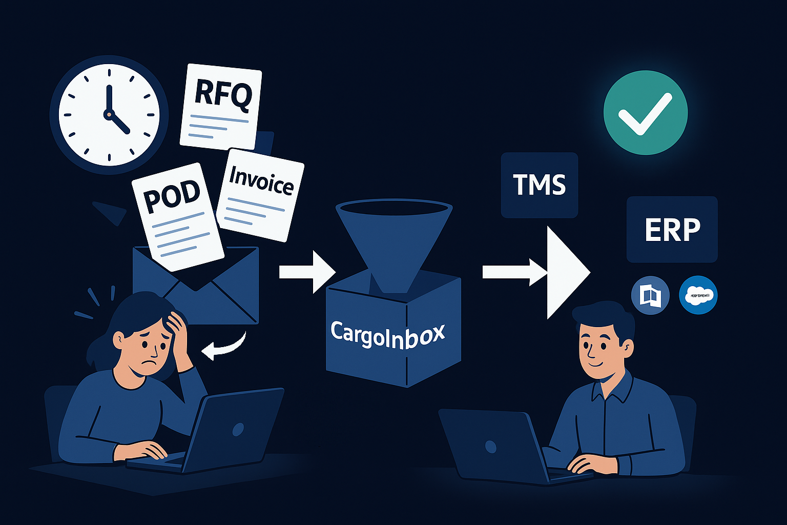 Inbox automation illustration